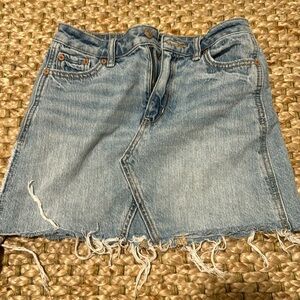 American eagle jean skirt